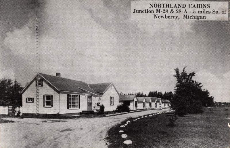 Northland Cabins - Vintage Postcard